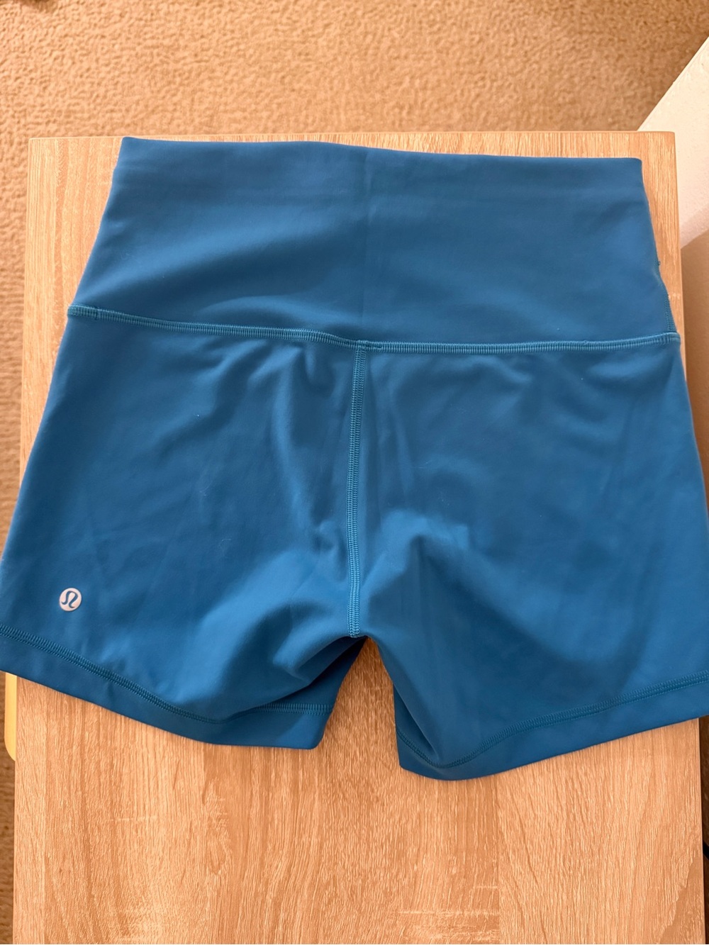 Lululemon Wunder Train High-Rise Short 4” Hawaiian Blue SZ 8